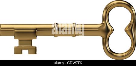 Gold key Stock Vector