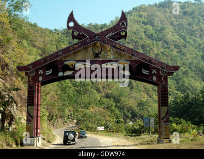 The image of Entrance of Kohima Gate, Nagaland, India Stock Photo