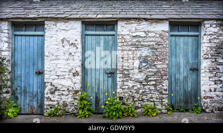 A terraced rural  outbuilding in Yorkshire. Stock Photo