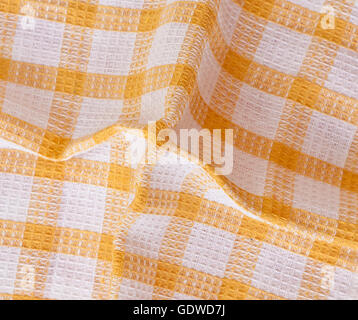 Table napkin  isolated against a white background Stock Photo