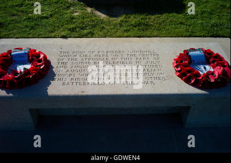 Somme Battlefield, France. Somme WW1 Battlefield, July 1st-November 1916, France. July 2016 Images made on the centenary of the Somme battle-July 1st 1916- July 2016 The Battle of the Somme (French: Bataille de la Somme, German: Schlacht an der Somme), also known as the Somme Offensive, was a battle of the First World War fought by the armies of the British and French empires against the German Empire. It took place between 1 July and 18 November 1916 on both sides of the River Somme in France. It was one of the largest battles of World War I, in which more than 1,000,000 men were wounded or k Stock Photo