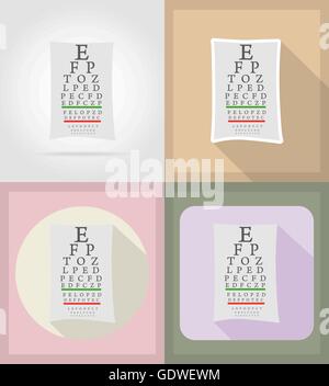 medical objects and equipment flat icons illustration isolated on background Stock Vector