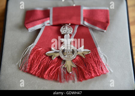 British MBE medal Stock Photo