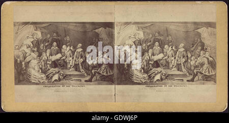 Embarkation of the Pilgrims, undated Stock Photo