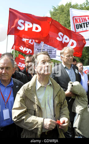 DGB demonstration during the Days of Action of the European Trade Union Confederation Stock Photo