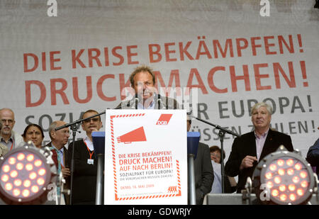 DGB demonstration during the Days of Action of the European Trade Union Confederation Stock Photo