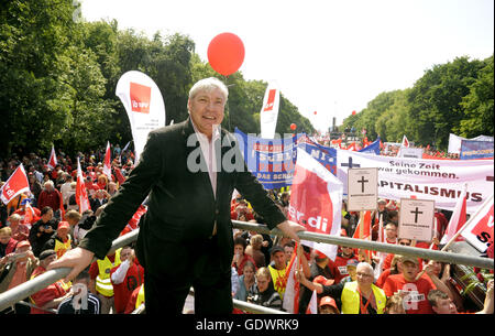 DGB demonstration during the Days of Action of the European Trade Union Confederation Stock Photo