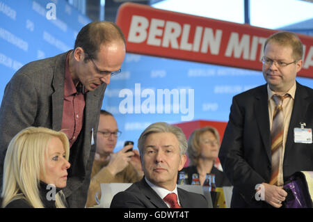 Spranger, Rackles, Wowereit and Schulte Stock Photo