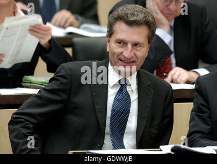 Guenther H. Oettinger Stock Photo