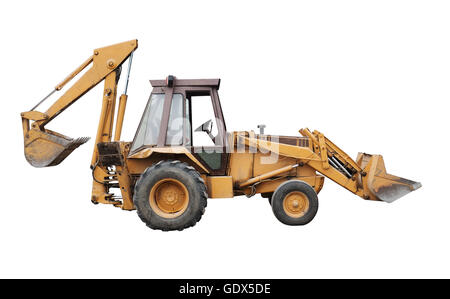 Front end loader isolated on a white background  Stock Photo