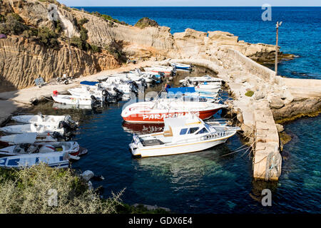 Secret Harbor – Saint George’s Harbor, Near Skala, Kefalonia, Greece. Stock Photo