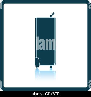 Icon of studio photo light bag. Shadow reflection design. Vector illustration. Stock Vector