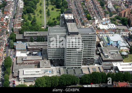 hammersmith london aerial hospital west alamy flyover a4 including england broadway