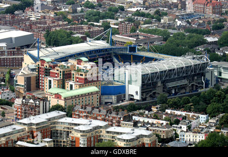Stamford Bridge - Home of Chelsea Football Club - London, England. Stock Photo