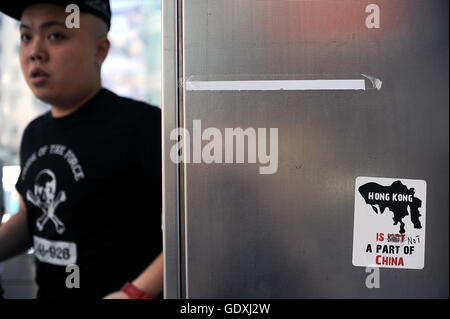 Pro-democracy protests in Hong Kong Stock Photo