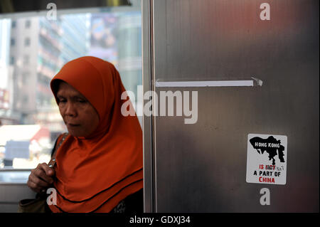 Pro-democracy protests in Hong Kong Stock Photo