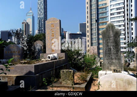 Hong Kong Muslim cemetery Stock Photo