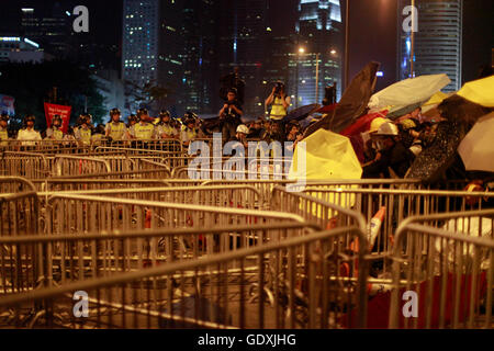 Demokratiebewegung in Hong Kong | Pro-democracy protests in Hong Kong Stock Photo