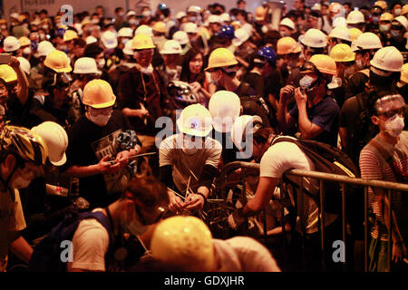 Demokratiebewegung in Hong Kong | Pro-democracy protests in Hong Kong Stock Photo