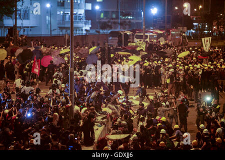 Demokratiebewegung in Hong Kong | Pro-democracy protests in Hong Kong Stock Photo