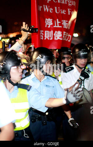 Demokratiebewegung in Hong Kong | Pro-democracy protests in Hong Kong Stock Photo