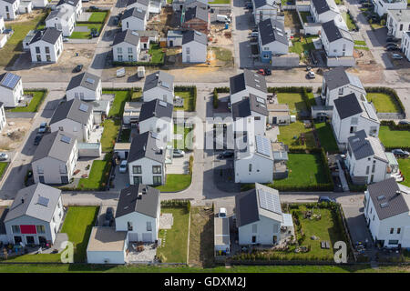 New housing development - aerial view Stock Photo