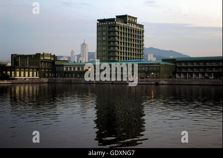 Coastal town of Wonsan Stock Photo