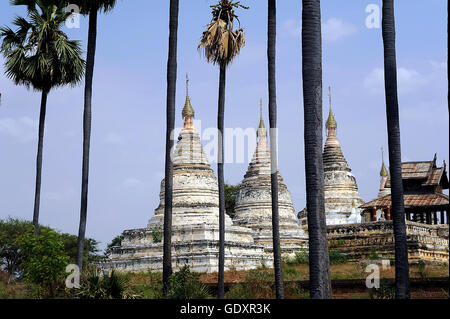 MYANMAR. Bagan. 2014. Pagodas Stock Photo