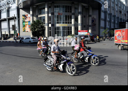 MYANMAR. Mandalay. 2014. Diamond Plaza Stock Photo