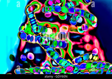 Abstract psychadelic flourescent multi-colored background Stock Photo