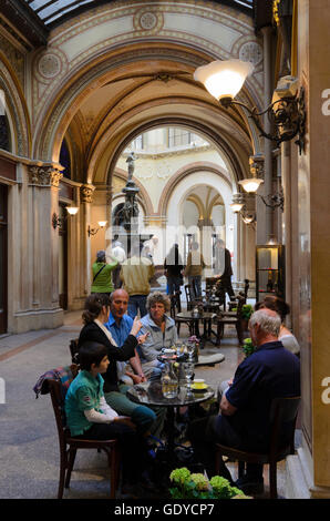 Wien, Vienna: Shopping arcade in the Palais Ferstel between Herrengasse and Freyung, Austria, Wien, 01. Stock Photo