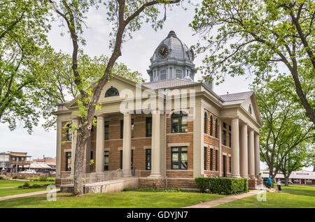 Mason County Courthouse, 1909, Classical Revival style, in Mason, Edwards Plateau, USA Stock Photo