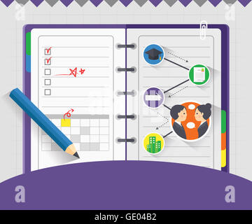 Illustration related to education process Stock Photo