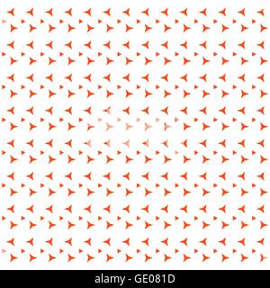Colorful picture: the cute pattern of triangles on a white background Stock Vector