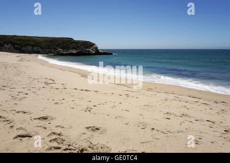 Beach and cliffs on the Pacific Coast, California Stock Photo