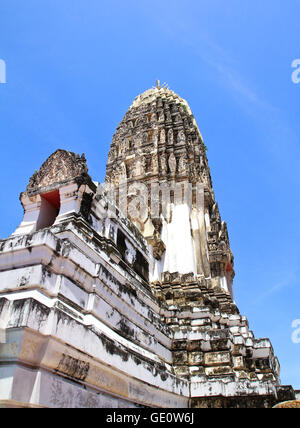 Wat Phra Mahathat, Buddhist Temple, Mueang Ratchaburi district, Ratchaburi province, Thailand Stock Photo