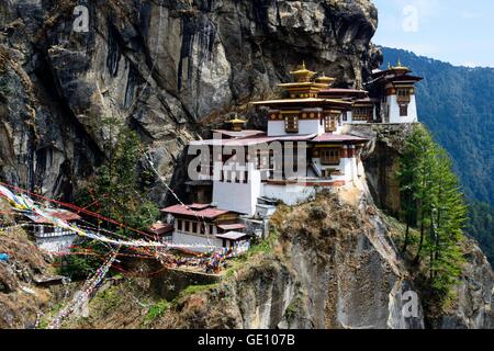 geography / travel, Bhutan, Paro, the Tiger Nest, Additional-Rights-Clearance-Info-Not-Available Stock Photo