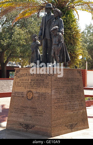 geography / travel, USA, Florida, Tampa, Ybor City, monument of the Cuban immigrant Vicente Martinez Ybor, Additional-Rights-Clearance-Info-Not-Available Stock Photo