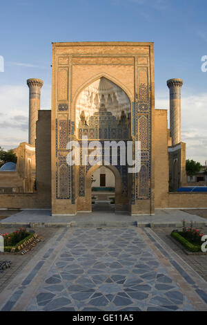 Guri Amir Mausoleum, Samarkand, Uzbekistan, UNESCO World Heritage Site Stock Photo