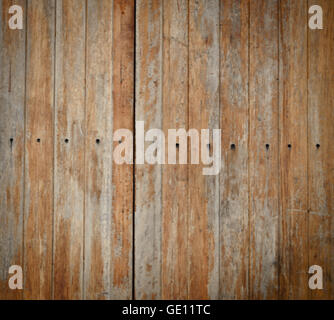 close up of  the tack  in grunge wood texture  background . Stock Photo