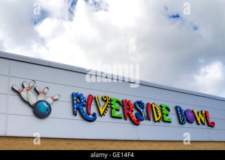 Family entertainment centre, New Brighton seafront, Wallasey, Merseyside, UK Stock Photo