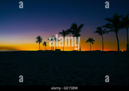 Sunset in Salalah, Oman. Stock Photo