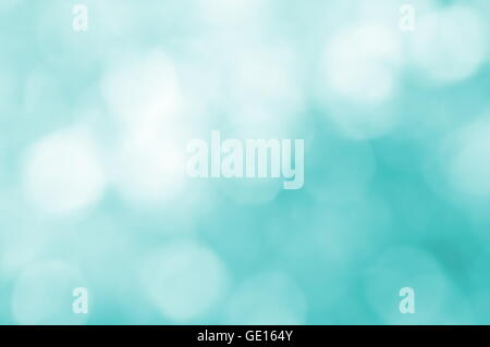 blue bokeh abstract background Stock Photo