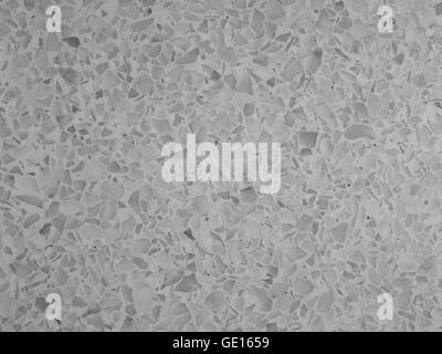 terrazzo floor background/texture in monochrome Stock Photo