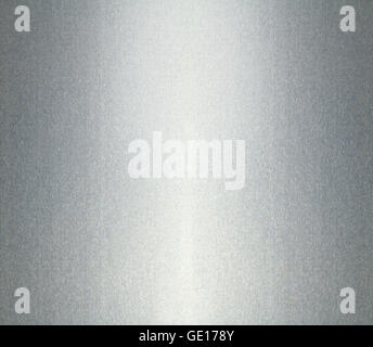 Grey Brushed Sheet Metal Texture with Shine. Stock Photo