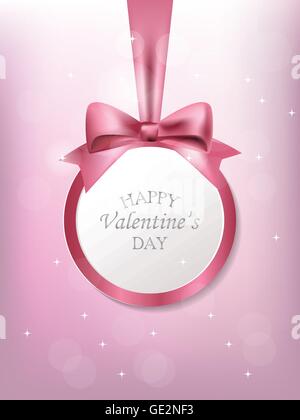 love valentine day banner. can be use for greeting card, gift voucher, business cover web page.  can be add text. vector  illust Stock Vector
