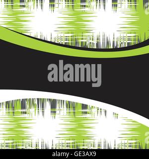 Abstract green, white and black background vector Stock Vector