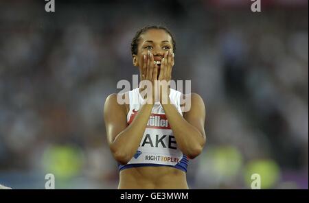 London, UK. 22nd July, 2016. Morgan Lake (GBR). Womens high jump. Anniversary Games. London Diamond League. Olympic Stadium. Queen Elizabeth Olympic Park. Stratford. London. UK. 22/07/2016. Credit:  Sport In Pictures/Alamy Live News Stock Photo