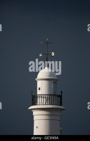 Sunderland, UK. 22nd July, 2016. Seaburn Lighthouse during Sunderland International Airshow in Sunderland, England. The annual event attracts up to one million visitors a year and has taken place since 1988. Credit:  Stuart Forster/Alamy Live News Stock Photo