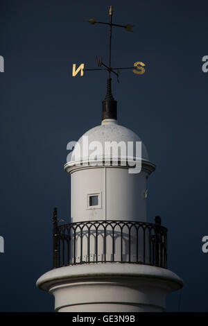 Sunderland, UK. 22nd July, 2016. Seaburn Lighthouse during Sunderland International Airshow in Sunderland, England. The annual event attracts up to one million visitors a year and has taken place since 1988. Credit:  Stuart Forster/Alamy Live News Stock Photo